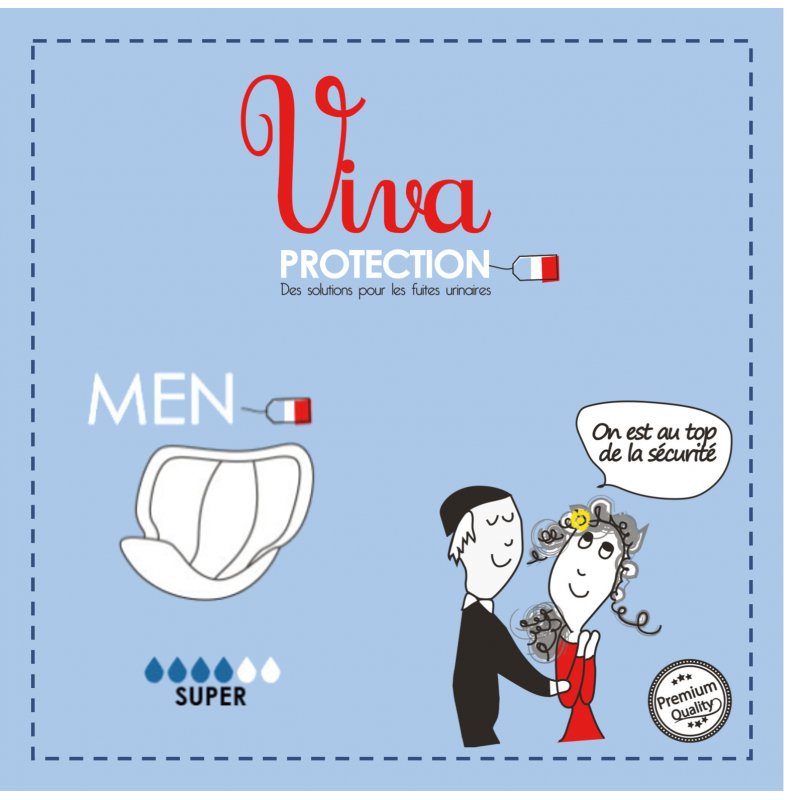 protection incontinence pour homme VIVA MEN SUPER mon-materiel-medical-en-pharmacie.fr