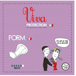PROTECTION INCONTINENCE ANATOMIQUES VIVA FORM MAXI-2