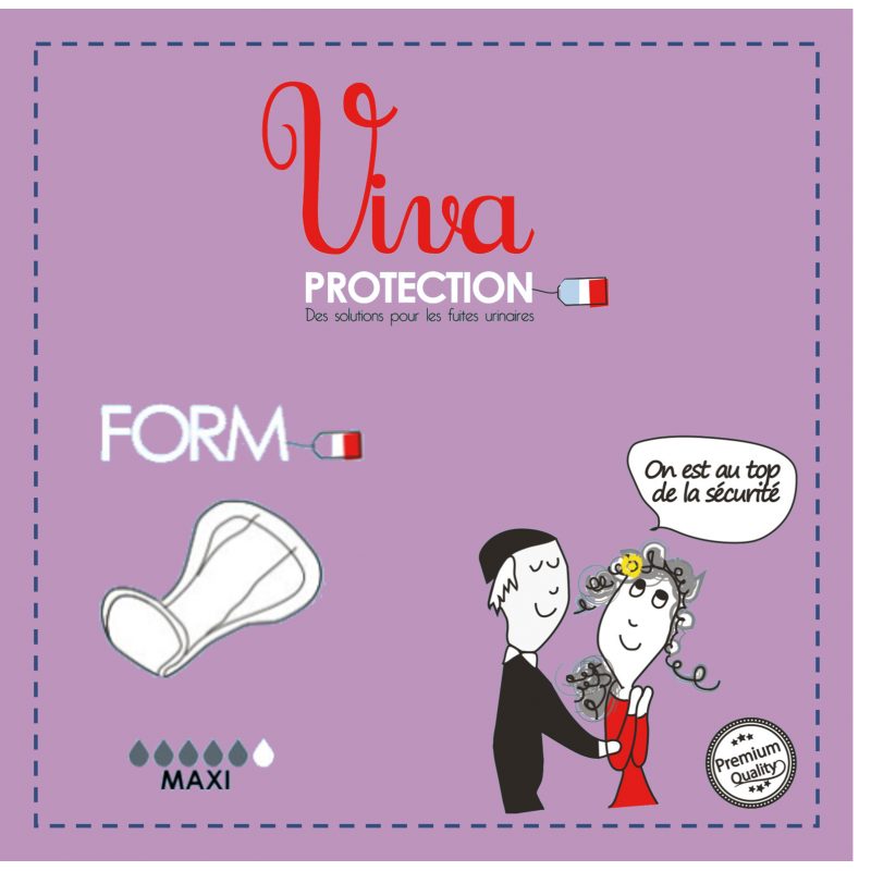 protection incontinence pour femme et homme VIVA FORM MAXI mon-materiel-medical-en-pharmacie.fr