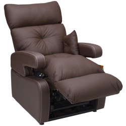 mon-materiel-medical-en-pharmacie-fr fauteuil-releveur-cocoon-chocolat PVC relax génération 2 1 moteur