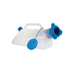 Urinal homme avec bouchon anti-deversement  mon-materiel-medical-en-pharmacie.fr