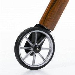 rollator 4 roues let's go indoor teak mon-materiel-medical-en-pharmacie.fr