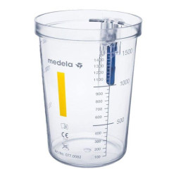 Bocal pour poche à usage unique 1.5 L pour aspirateurs Medela mon-materiel-medical-en-pharmacie.fr