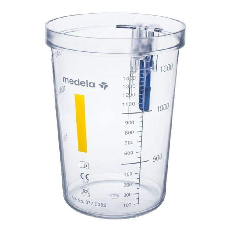 Bocal pour poche à usage unique 1.5 L pour aspirateurs Medela mon-materiel-medical-en-pharmacie.fr