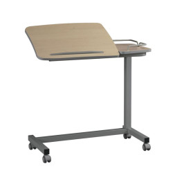 Table de lit Evilence 2 plateaux mon-materiel-medical-en-pharmacie.fr