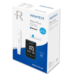 LECTEUR DE GLYCEMIE rightest max plus  mon-materiel-medical-en-pharmacie.fr