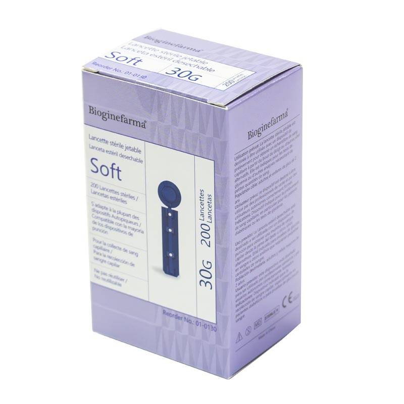 boite 200 lancettes soft 30G mon-materiel-medical-en-pharmacie.fr