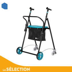 Déambulateur 4 roues Air on plus avec panier | mon-materiel-medical-en-pharmacie.fr