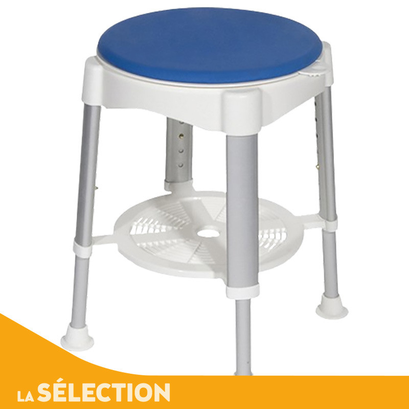 TABOURET DE DOUCHE ASSISE ROTATIVE TAHAA-21184