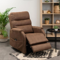 fauteuil releveur initial compact 4 moteurs chocolat mon-materiel-medical-en-pharmacie.fr