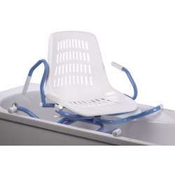 Siege de bain pivotant accoudoirs escamotables mon-materiel-medical-en-pharmacie.fr