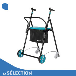 Déambulateur 4 roues Air on plus avec panier | mon-materiel-medical-en-pharmacie.fr