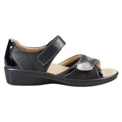 sandales orthopediques amadea noir mon-materiel-medical-en-pharmacie.fr