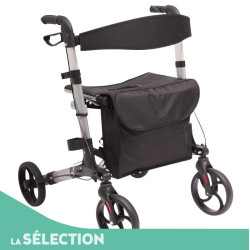 deambulateur 4 roues alu pliant mon-materiel-medical-en-pharmacie.fr