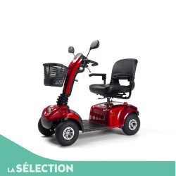 scooter électrique Eris rouge mon-materiel-medical-en-pharmacie.fr/