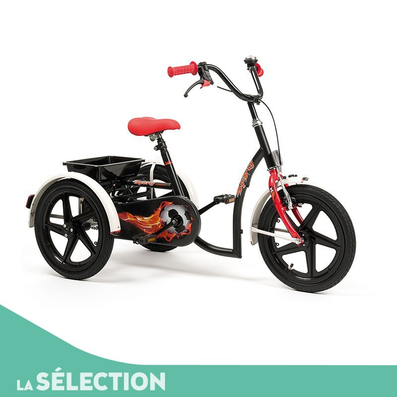 Tricycle enfant handicapé SPORTY mon-materiel-medical-en-pharmacie.fr