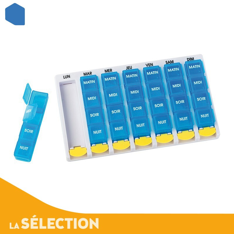 pilulier semainier hebdomadaire mon-materiel-medical-en-pharmacie.fr