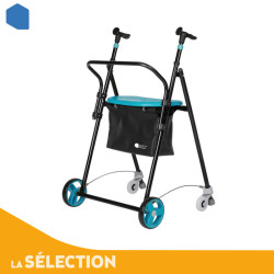 Déambulateur 4 roues Air on plus avec panier | mon-materiel-medical-en-pharmacie.fr