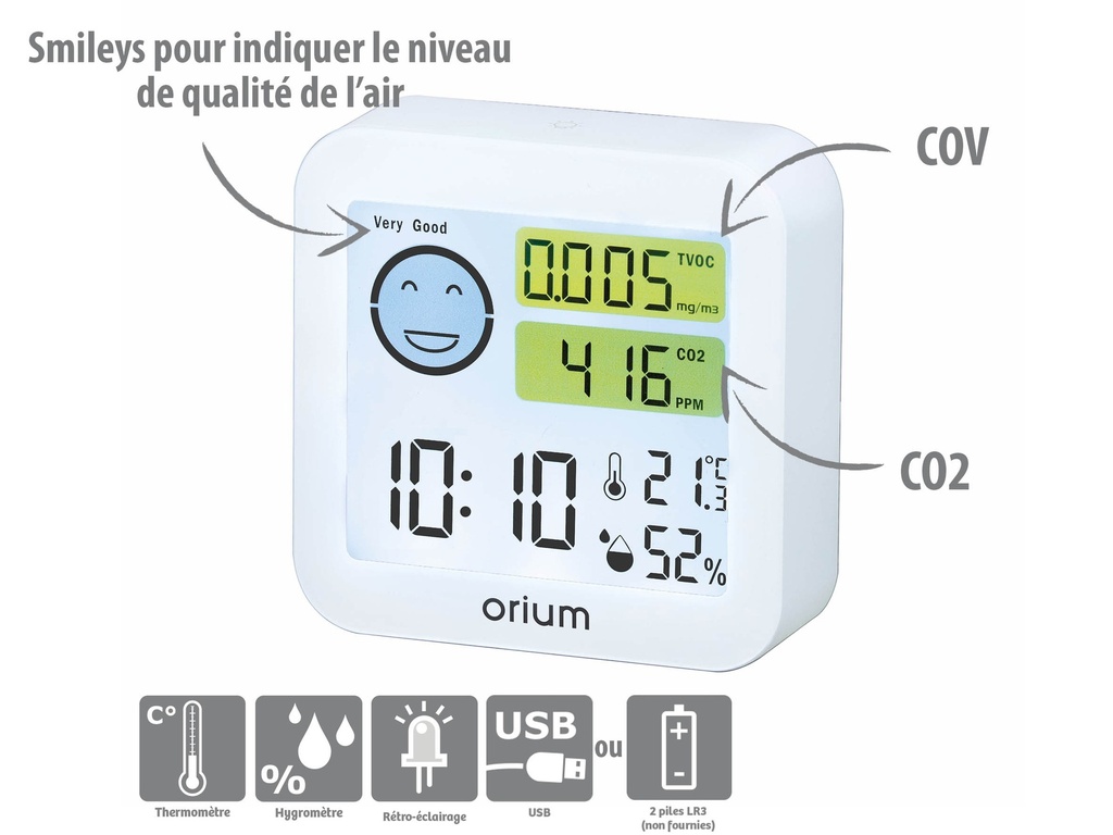 Mesureur de qualité de l'air QUAELIS 20 - 2