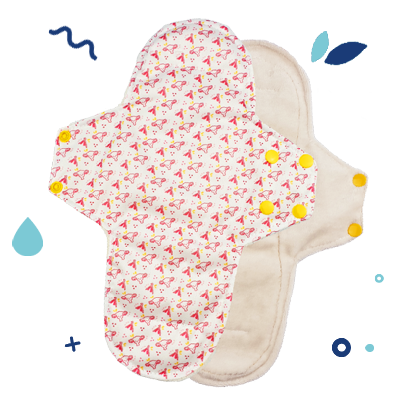 SERVIETTE HYGIENIQUE LAVABLE DE JOUR Week'up - 8