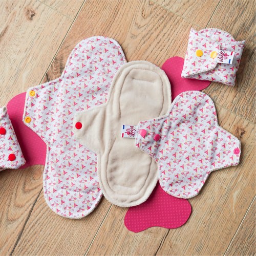 SERVIETTE HYGIENIQUE LAVABLE DE NUIT Week'up - 9