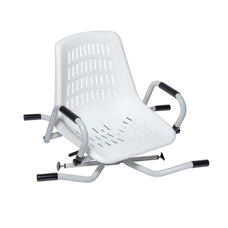 [35106] SIÈGE DE BAIN PIVOTANT ACCOUDOIRS ESCAMOTABLES XL