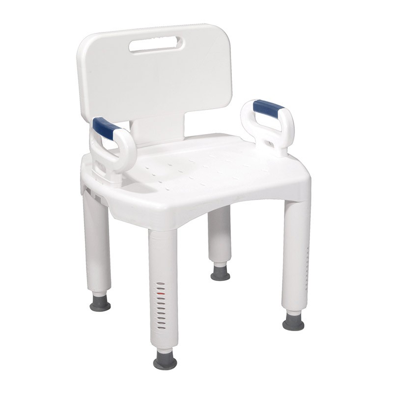 [22720] CHAISE DE DOUCHE RÉGLABLE PLASTIQUE MAKÉMO