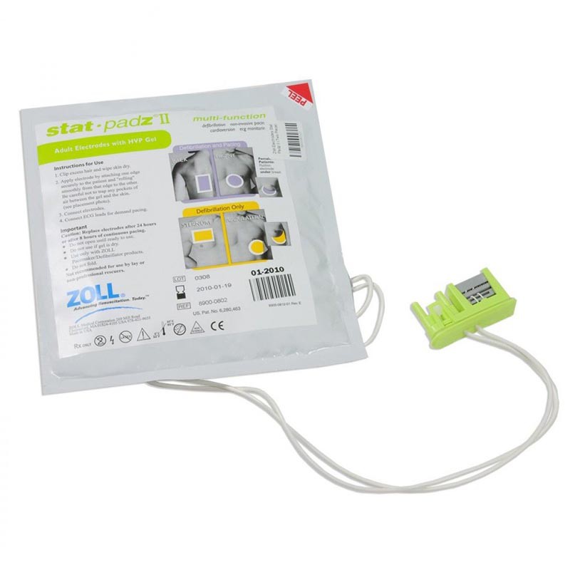 [39977] ÉLECTRODES DÉFIBRILLATEUR ADULTE ZOLL STAT PADZ II