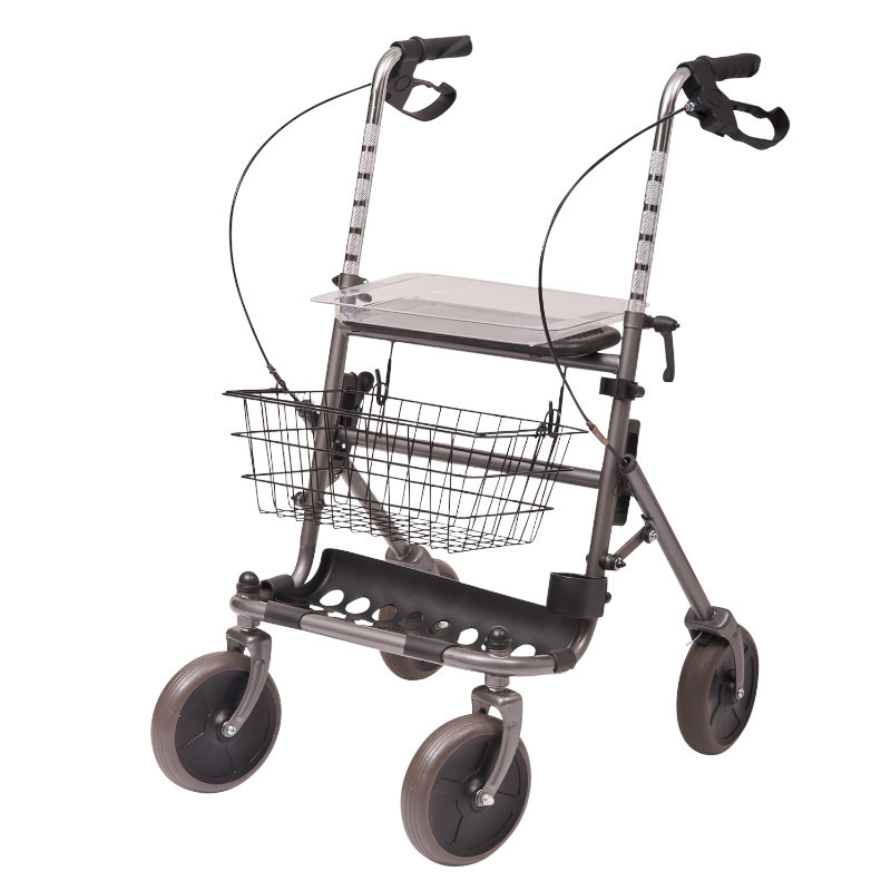 [37263] ROLLATOR 4 ROUES PANIER