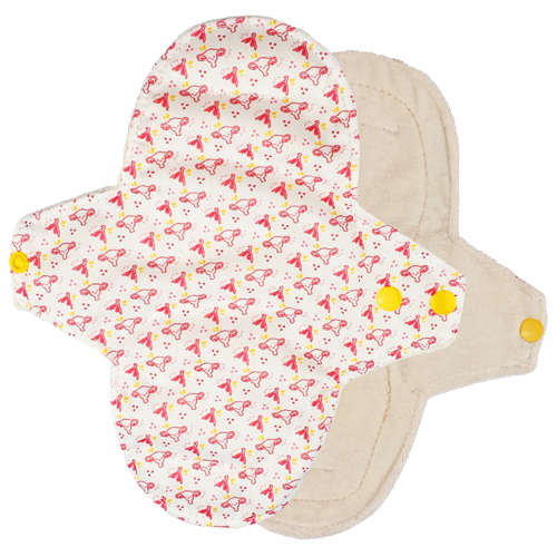 [38209] SERVIETTE HYGIENIQUE LAVABLE DE JOUR Week'up (Flux abondant)