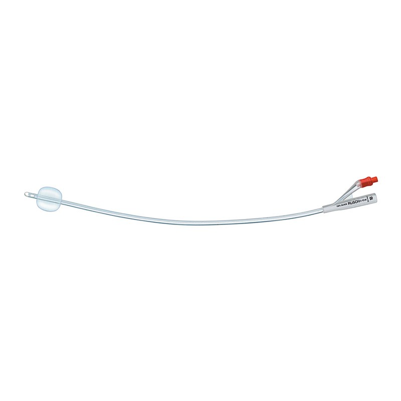 [35960] SONDE URINAIRE DE FOLEY 2 VOIES - 40 cm - Extrémité béquillée (Ch 12)