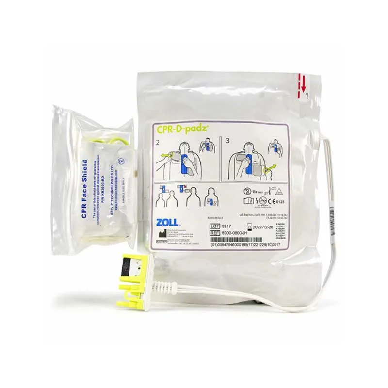 [40153] ÉLECTRODES DÉFIBRILLATEUR ADULTE ZOLL AED PLUS CPRD PADZ