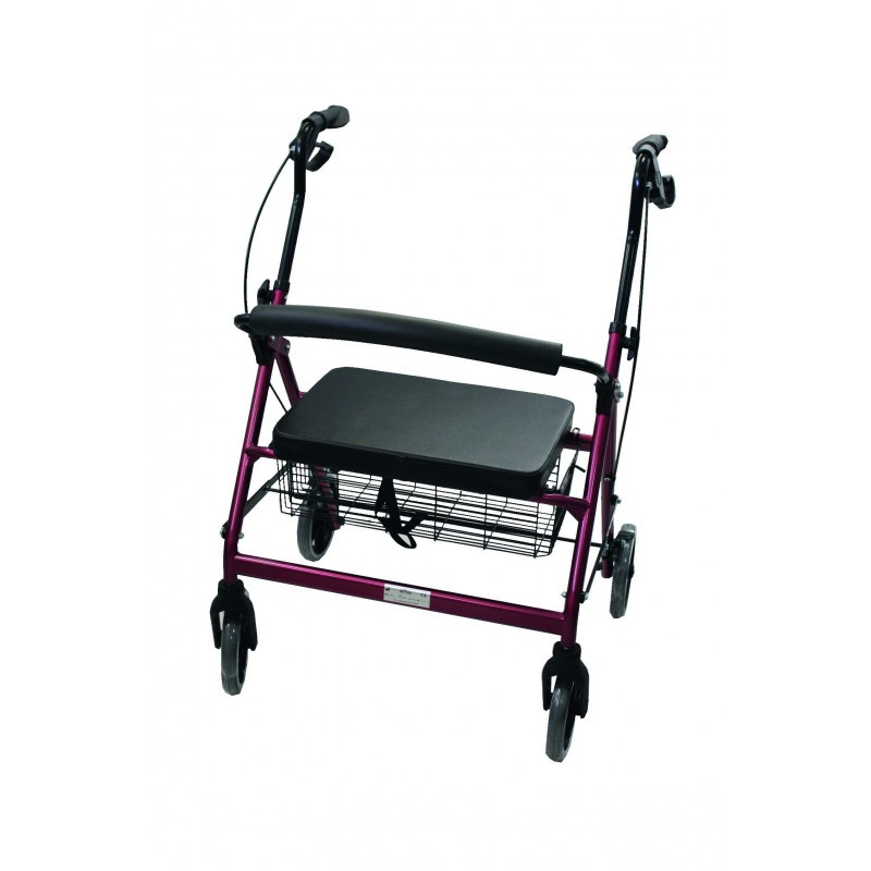 [2616] ROLLATOR 4 ROUES XXL FORTISSIMO