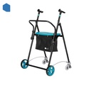 ROLLATOR 2 + 2 ROUES AIR ON PLUS AVEC PANIER